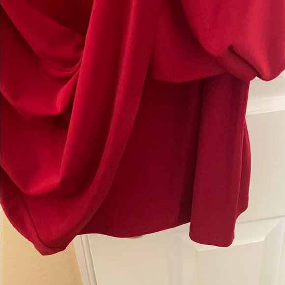 Red/Burgundy Sheath Dress - Picture 5 of 8